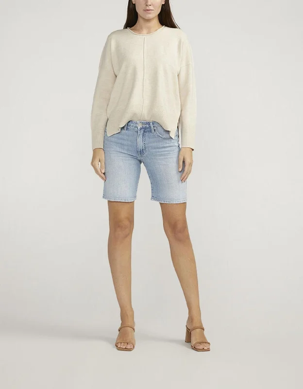 Linen shorts – Lightweight and breathable shorts made from linen, ideal for hot weather.Jag Cassie Denim Shorts SAILING BLUE