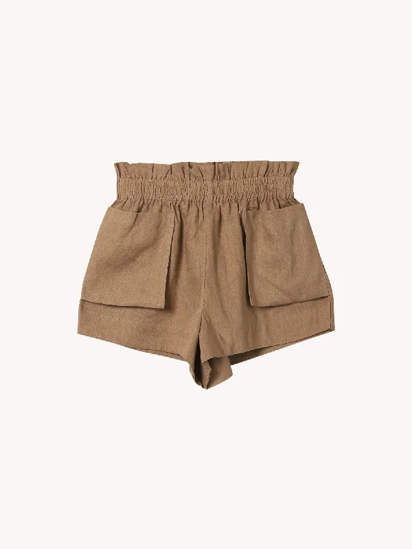 Button-front shorts – Shorts with a button-up closure at the front for a chic, stylish detail.MIRA SHORT