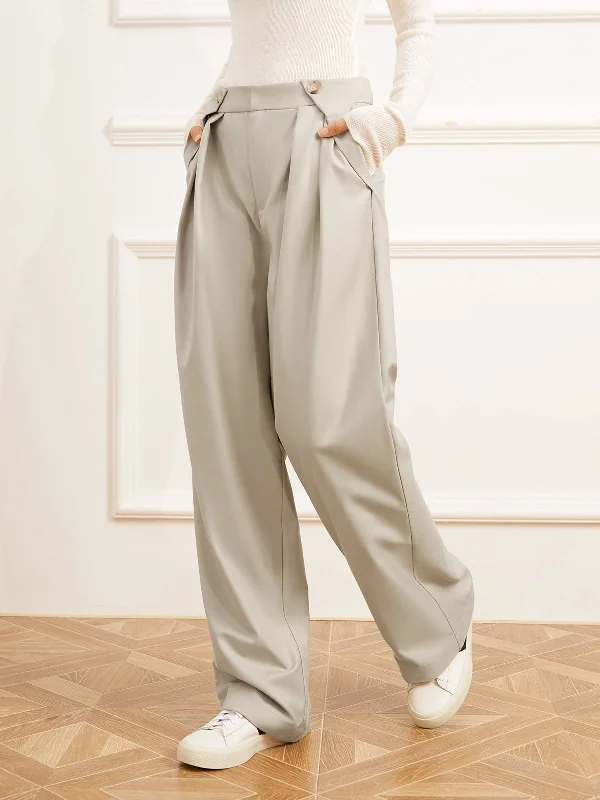 Tuxedo trousers – Formal trousers, often part of a tuxedo set, usually black with a satin stripe down the side.BerryBetty - Aurora Solitude Wide Leg Pants