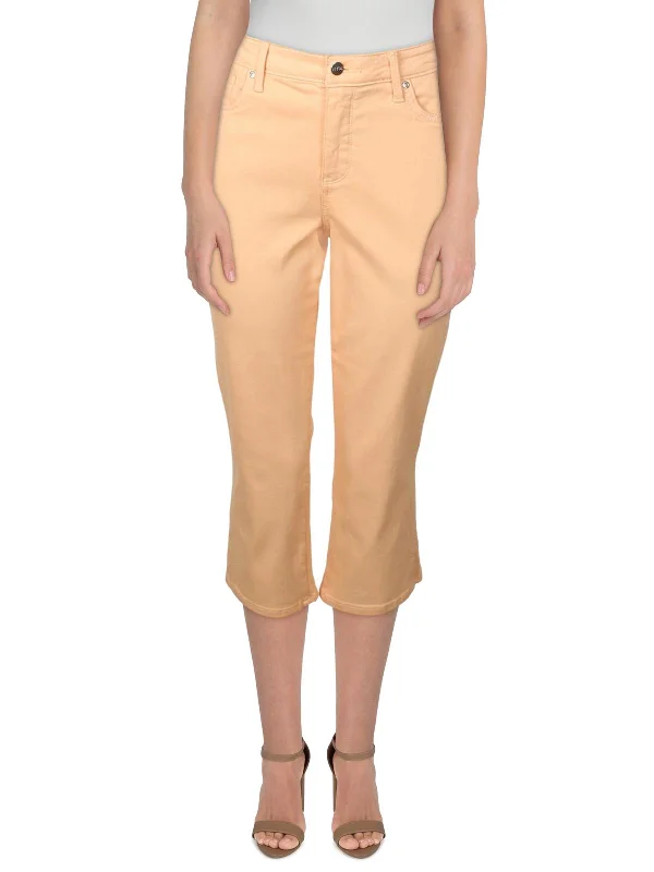 Cropped trousers – Trousers that are shortened to a length above the ankle.Chloe Womens Stretch Skinny Capri Jeans