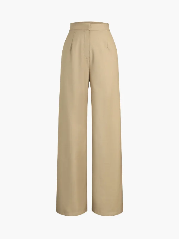 Tuxedo trousers – Formal trousers, often part of a tuxedo set, usually black with a satin stripe down the side.BerryBetty - Daybreak Smart Straight Leg Pants