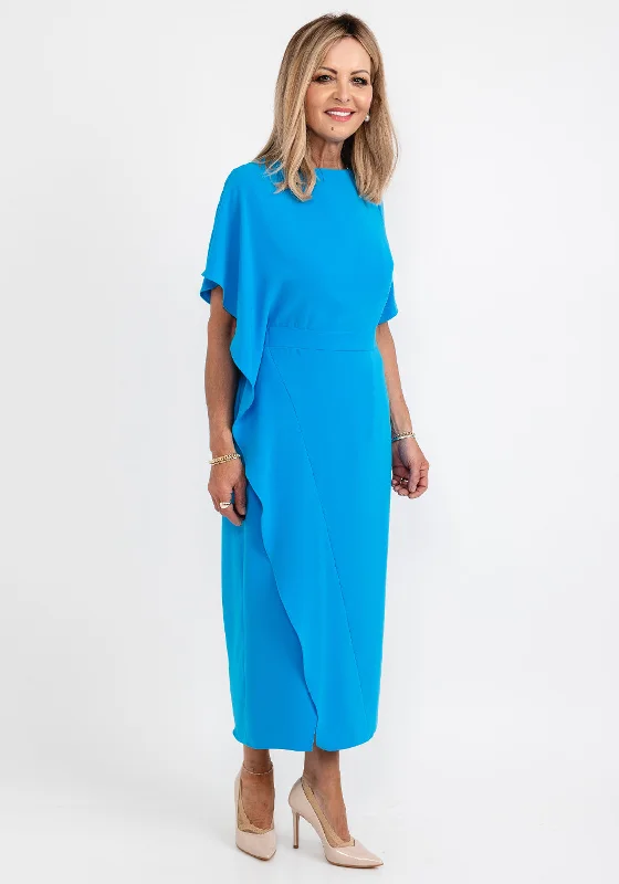 Bodycon dress – Tight-fitting dress that hugs the body and emphasizes curves.Ella Boo Drape Side Detail Maxi Dress, Ocean