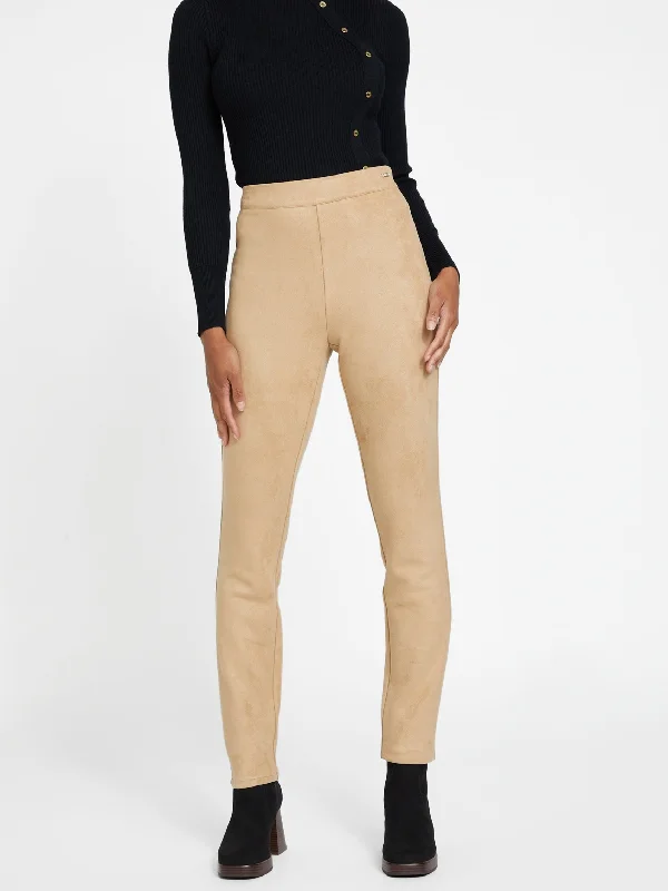 Chinos – Casual, often cotton trousers with a slightly tapered or straight-leg fit, great for everyday wear.Erika Faux-Suede Leggings