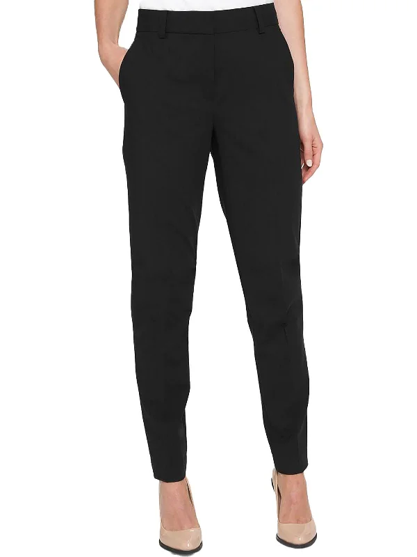 Wide-waistband trousers – Trousers with a thick waistband, often providing a more structured or comfortable fit.Essex Womens Slim Mid-Rise Skinny Pants