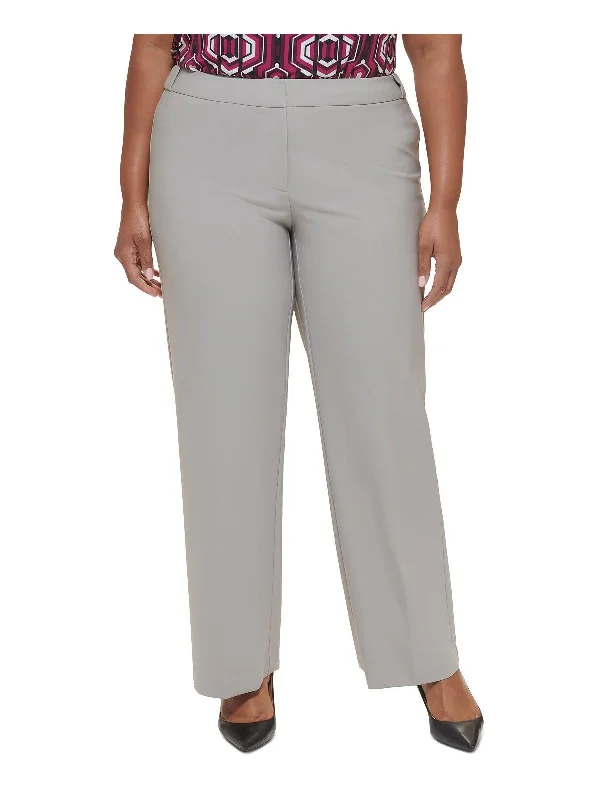 Wide-waistband trousers – Trousers with a thick waistband, often providing a more structured or comfortable fit.Plus Womens Suit Separate Office Dress Pants