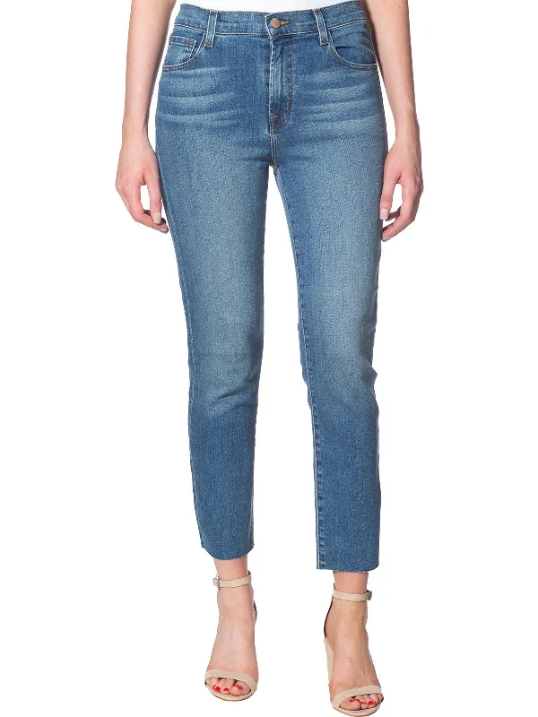 Denim trousers – Made from denim fabric, often resembling jeans but styled as more formal trousers.Ruby Womens Denim Light Wash Cigarette Jeans