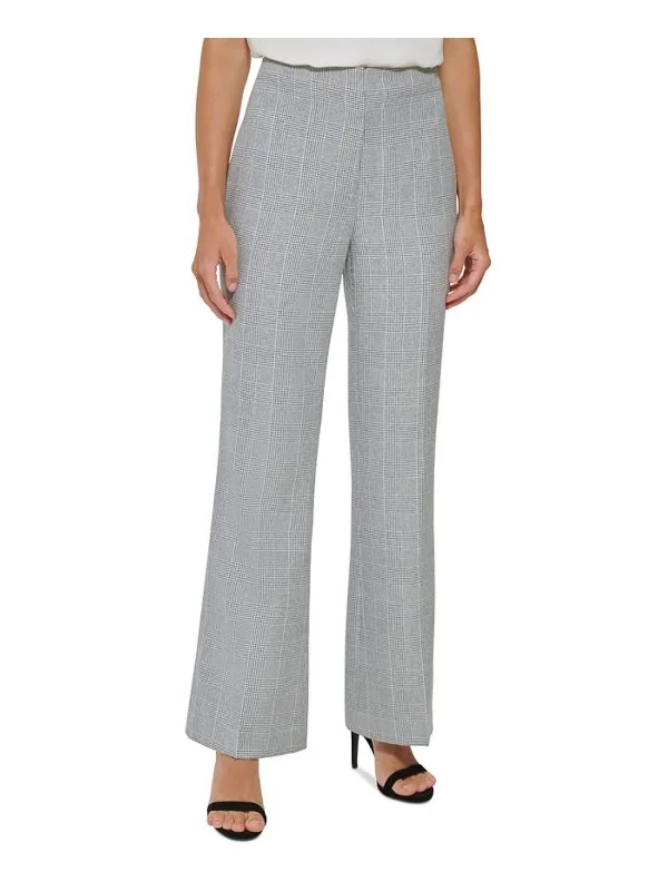 Booty-lifting trousers – Trousers designed with specific stitching or structure to enhance the shape of the rear.Womens High-Rise Formal Wide Leg Pants