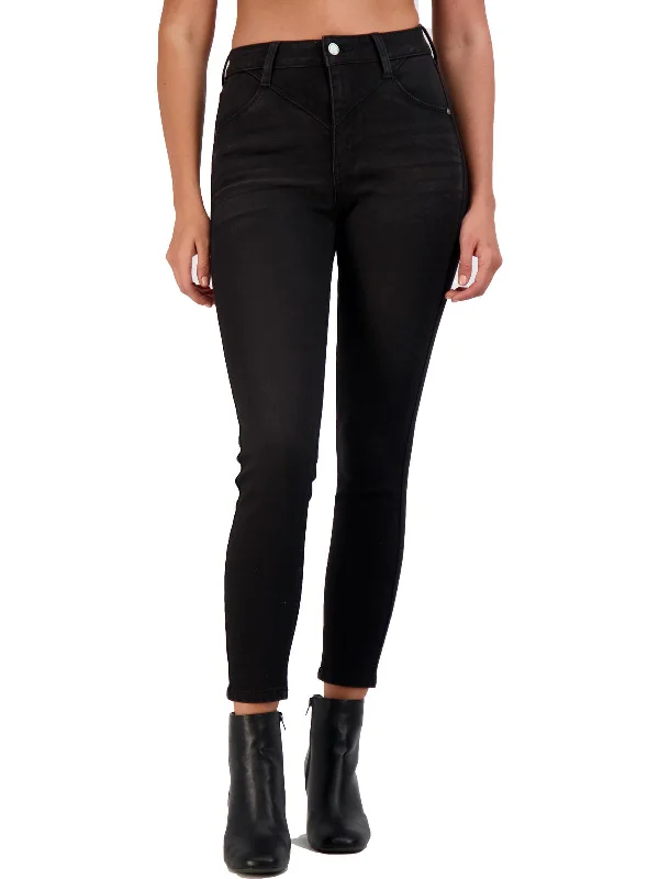 Bootcut trousers – Slightly flared at the bottom, designed to accommodate boots underneath.Womens High Rise Slim Skinny Jeans