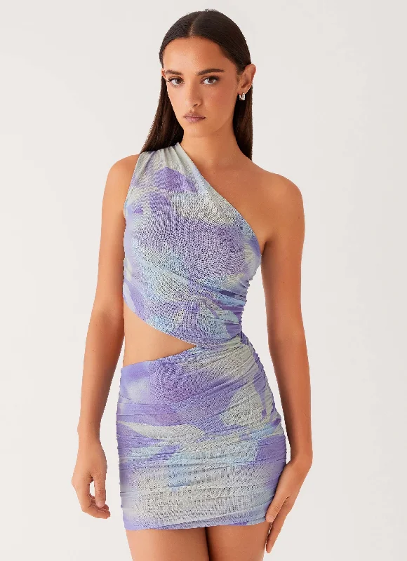 Balloon skirt – Skirt that is voluminous at the bottom and gathered at the waist for a dramatic effect.Addie Mini Dress - Purple Rain