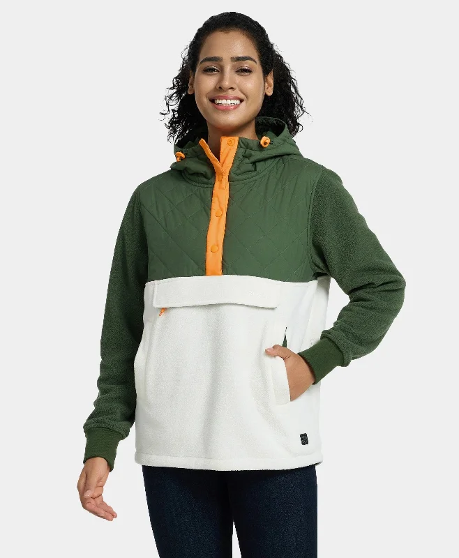 Button-down – With buttons, button closureDaybreak Women's Colorblock Heated Anorak