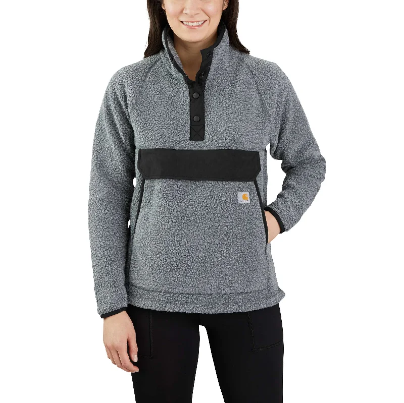 Double-breasted – Two rows of buttons for a stylish, structured lookRelaxed Fit Fleece Pullover