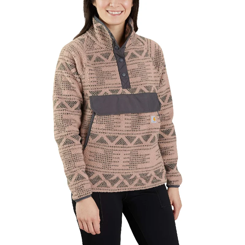 Button-down – With buttons, button closureRelaxed Fit Fleece Pullover