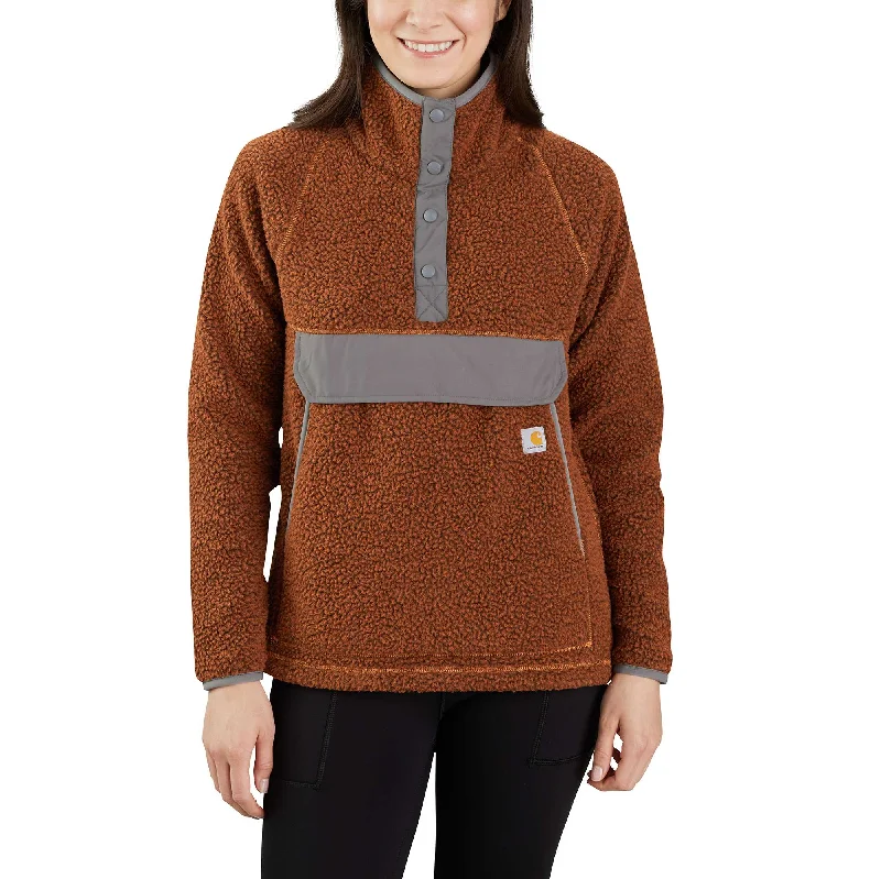 Button-down – With buttons, button closureRelaxed Fit Fleece Pullover