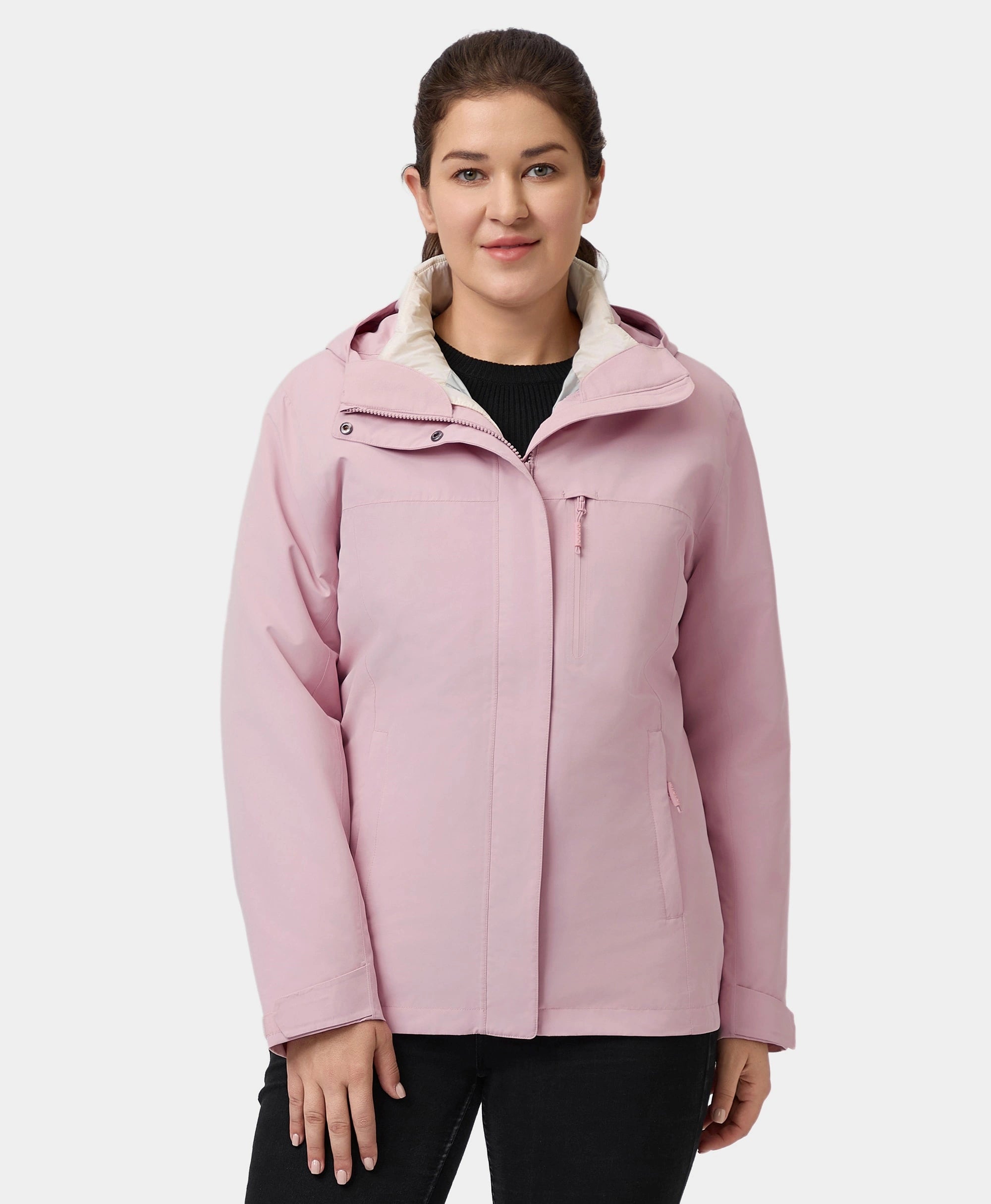 Warm – Insulated, cozyRiver Ridge Women's 3-in-1 Heated Jacket with Down Liner