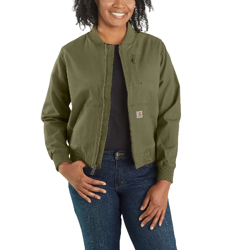 Military-inspired – Features like epaulets or button details that resemble military uniformsRugged Flex® Relaxed Fit Canvas Jacket