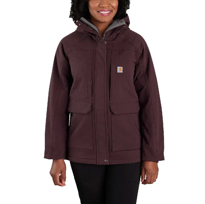 Fleece-lined – With soft fleece inside for warmthSuper Dux™ Relaxed Fit Insulated Traditional Coat