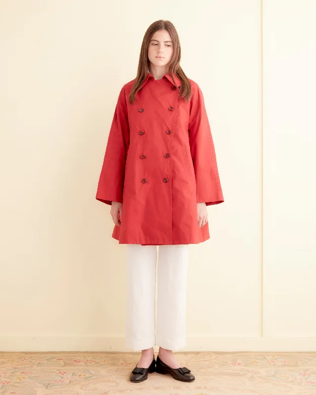 Hooded – With a hoodSwing Peacoat - Red