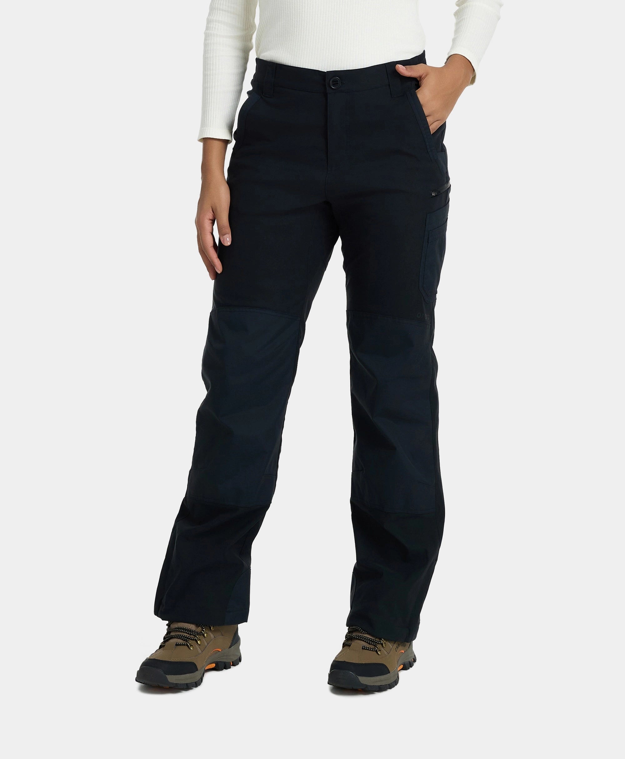 Zipper closure – With zippers, zip-upBristol Women's Heated Utility Fleece Lined Pants