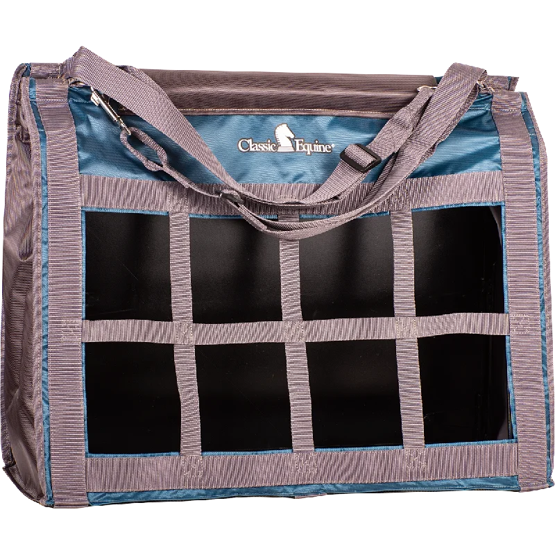 Topload Hay Bag - Ocean Blue / Grey