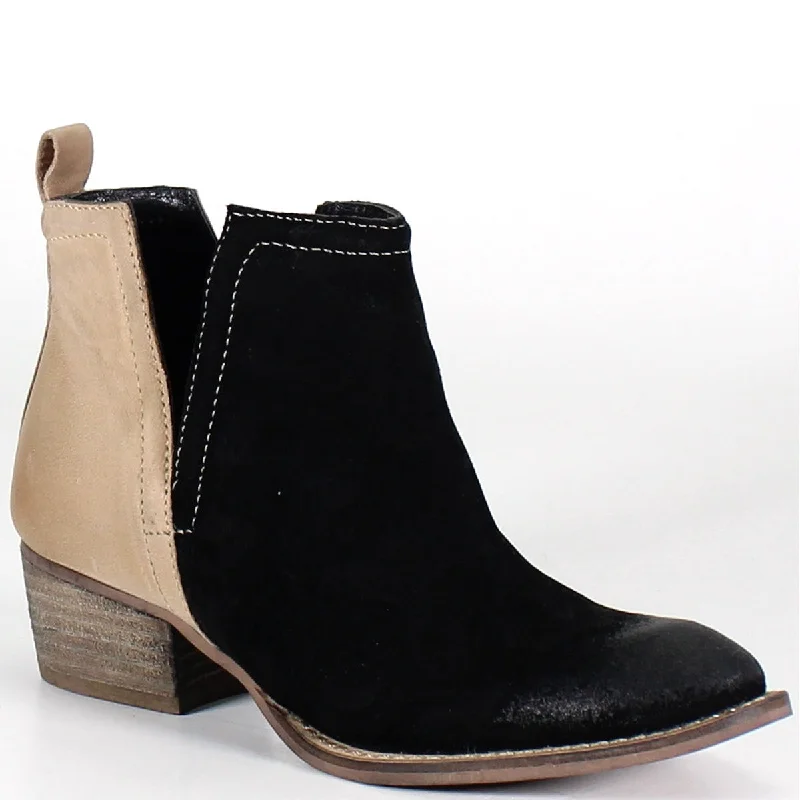 Women's Stop By Suede/nubuck Boot - Black/cognac