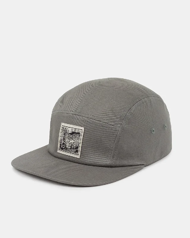 Topography Woven Patch Camper Hat - Mineral Pristine