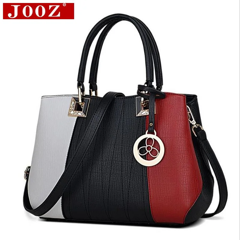 JOOZ New Arrival Women Messenger Bag patchwork Top Handbag Ladies inclined shoulder woman bags handbags women famous brands