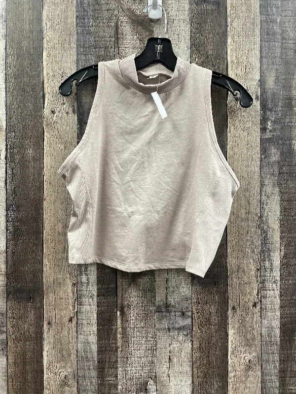 Sweater vest – Knit vest, often sleeveless, worn for layering or warmthBeige Athletic Tank Top Old Navy, Size M