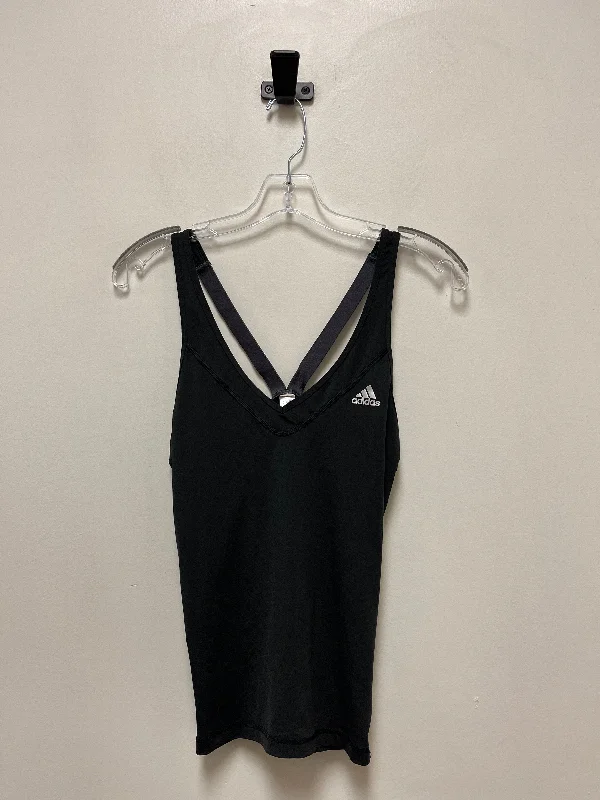 Fleece vest – Soft, warm vest made from fleece materialBlack Athletic Tank Top Adidas, Size S