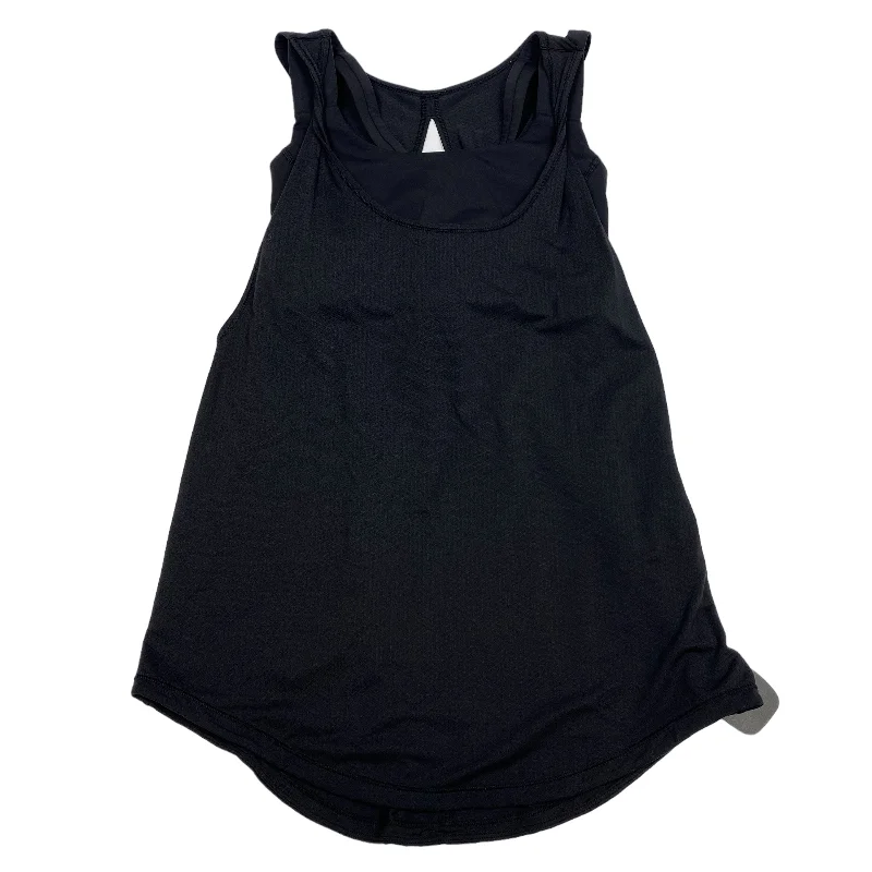 Button-up vest – Vest with buttons or a buttoned front closureBlack Athletic Tank Top Lululemon, Size 6