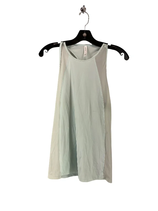 Hippie-style vest – Bohemian-inspired vest, often with fringe or ethnic patternsBlue Athletic Tank Top Athleta, Size S