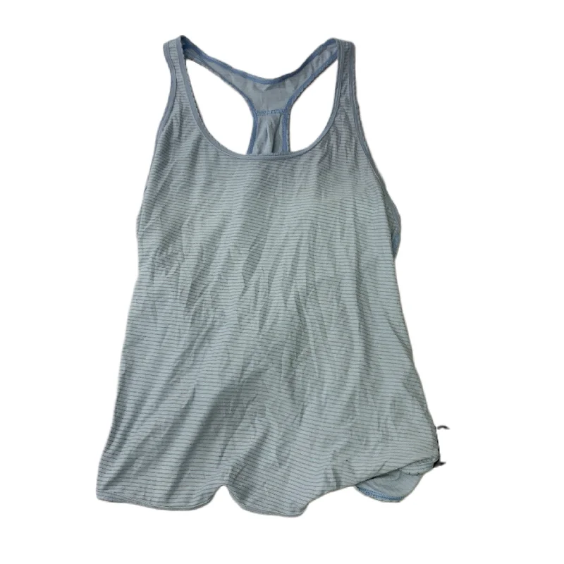 Zip-up vest – Vest that zips up the front, often with a high collarBlue  Athletic Tank Top By Lululemon  Size: M