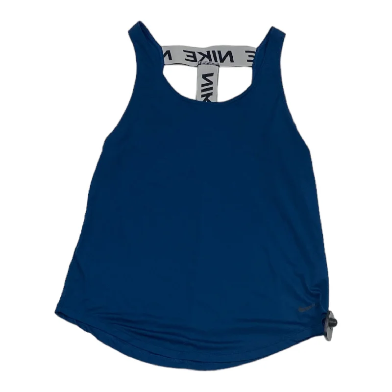 Belted vest – Vest with an attached belt to cinch at the waistBlue Athletic Tank Top Nike, Size S