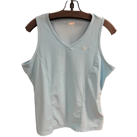 Cropped vest – Shortened length, typically above the waistBlue Athletic Tank Top Nike, Size Xl