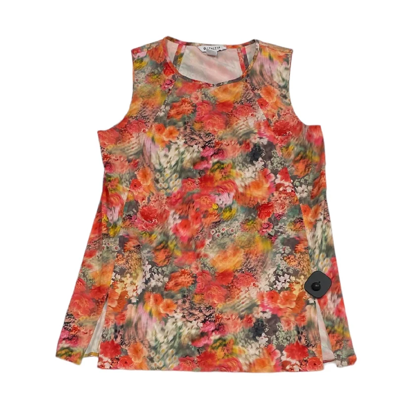 V-neck vest – Vest with a V-shaped neckline for a flattering fitFloral Print Athletic Tank Top Athleta, Size Xs