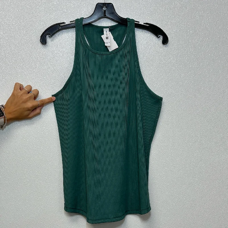 Peplum vest – Vest with a flared, ruffled bottom for a feminine silhouetteGreen Athletic Tank Top All In Motion, Size M