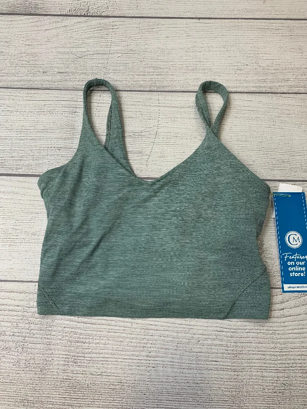 Belted vest – Vest with an attached belt to cinch at the waistGreen Athletic Tank Top Lululemon, Size 8