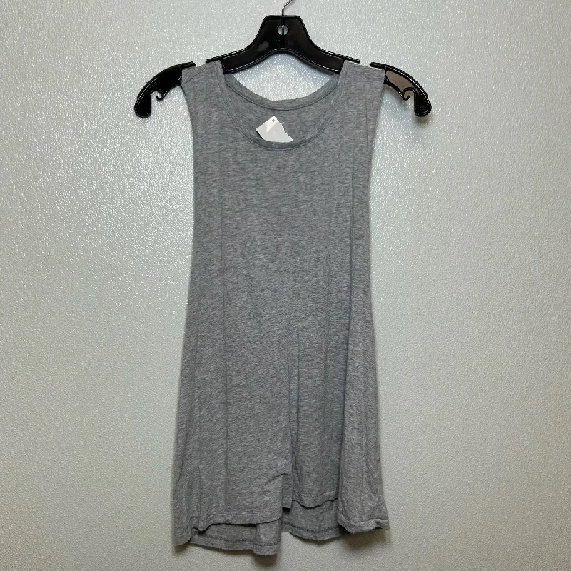 Zip-up vest – Vest that zips up the front, often with a high collarGrey Athletic Tank Top Aerie, Size L