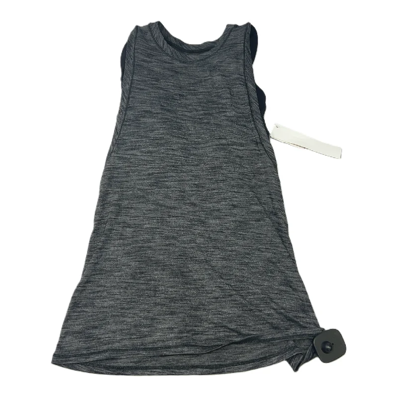 Faux fur vest – Vest made with faux fur for a luxurious, warm lookGrey  Athletic Tank Top By Lululemon