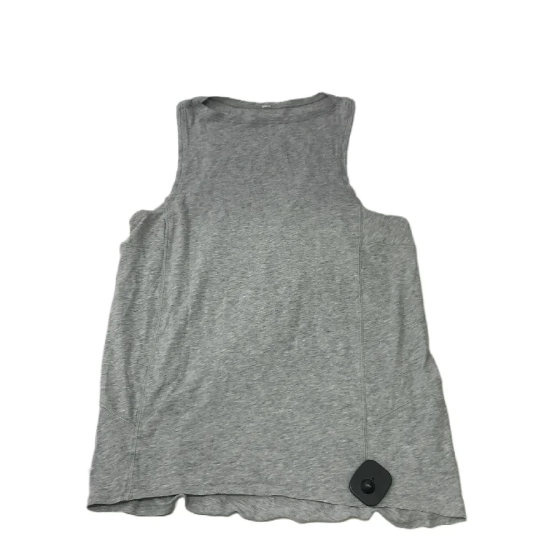 Zip-front vest – Vest with a front zipper closureGrey  Athletic Tank Top By Lululemon  Size: M