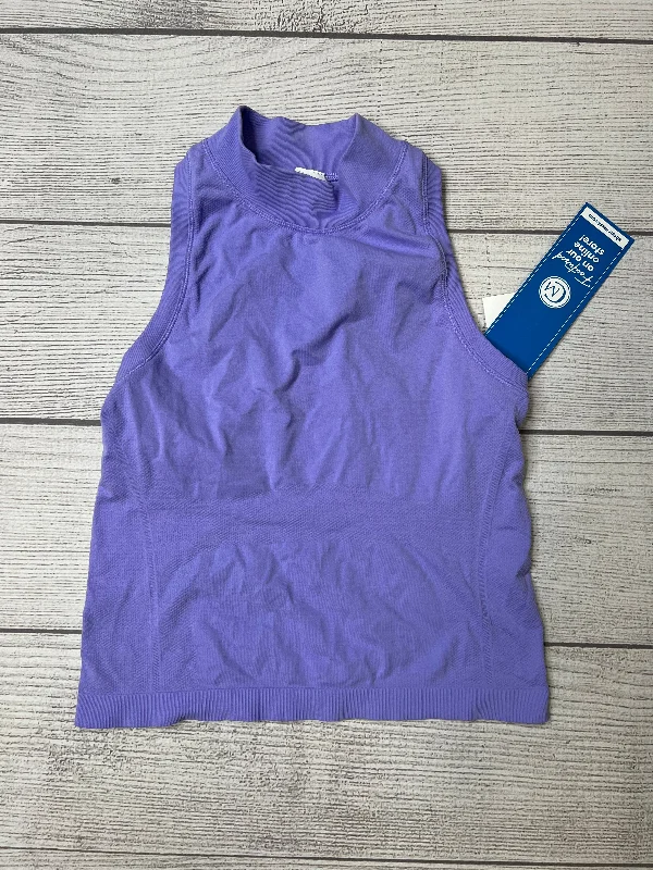 Faux fur vest – Vest made with faux fur for a luxurious, warm lookLavender Athletic Tank Top Athleta, Size Xs