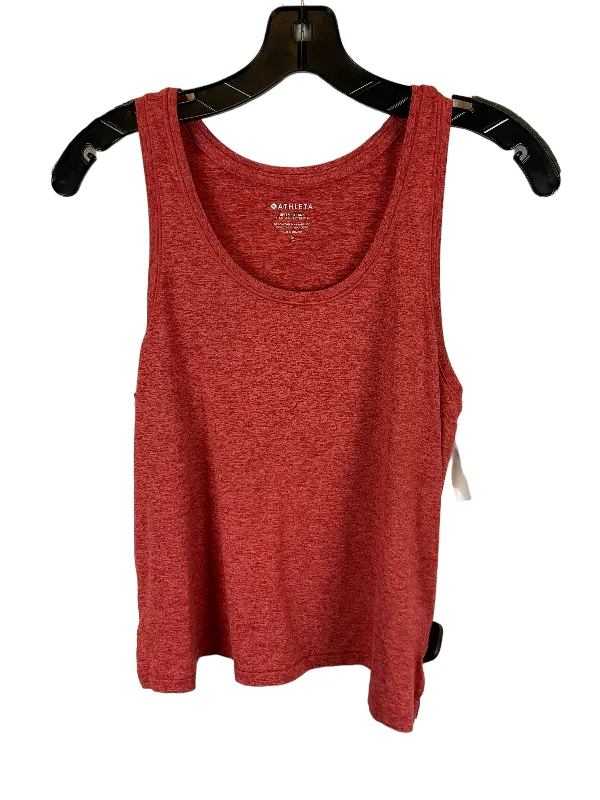 V-neck vest – Vest with a V-shaped neckline for a flattering fitOrange Athletic Tank Top Athleta, Size S