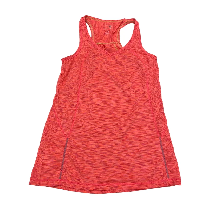 Peplum vest – Vest with a flared, ruffled bottom for a feminine silhouetteORANGE ATHLETIC TANK TOP by TANGERINE Size:M