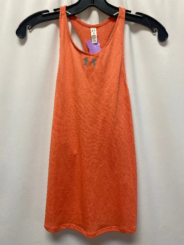 V-neck vest – Vest with a V-shaped neckline for a flattering fitOrange Athletic Tank Top Under Armour, Size Xs