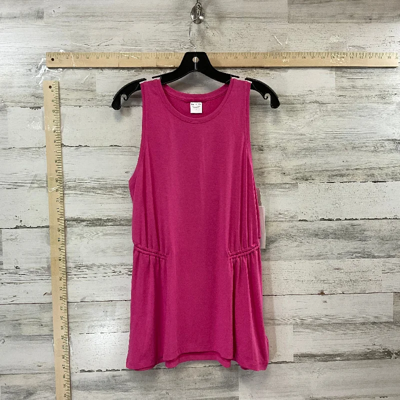 Button-up vest – Vest with buttons or a buttoned front closurePink Athletic Tank Top Athleta, Size M