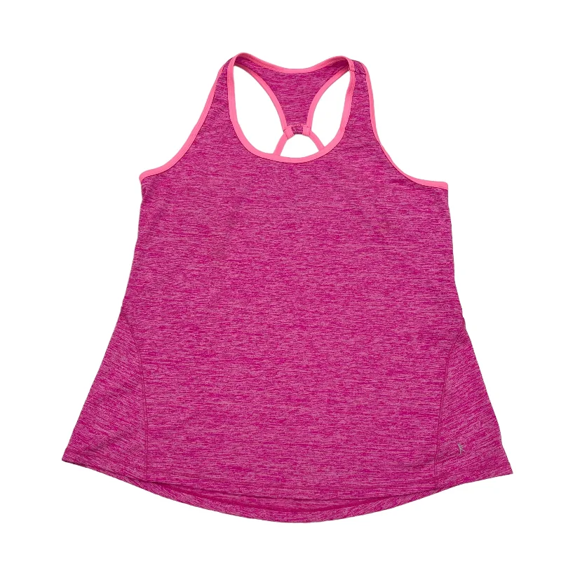 Peacoat vest – Vest inspired by the double-breasted design of a peacoatPINK ATHLETIC TANK TOP by DANSKIN NOW Size:L