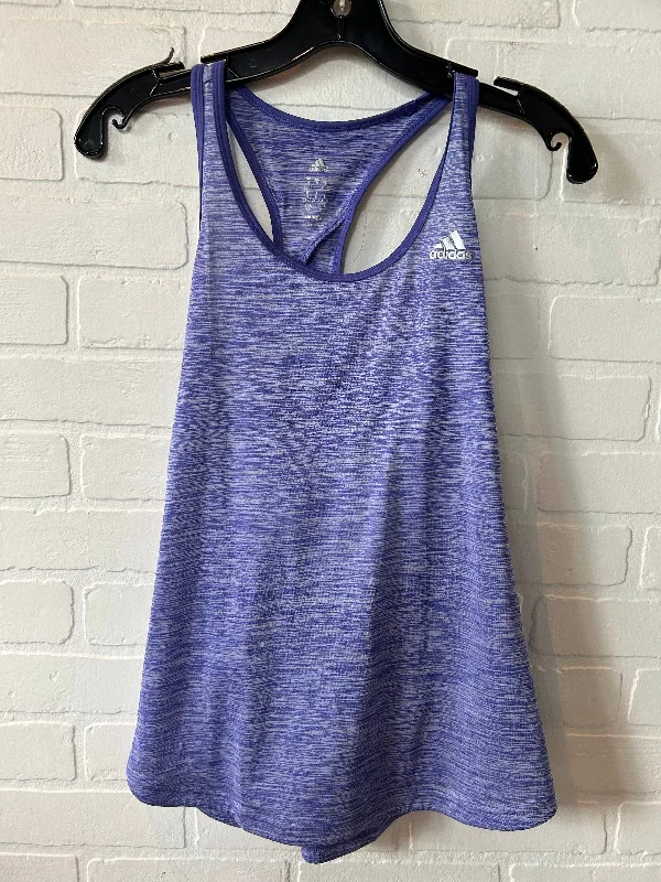 Camo vest – Vest with camouflage patternPurple Athletic Tank Top Adidas, Size M