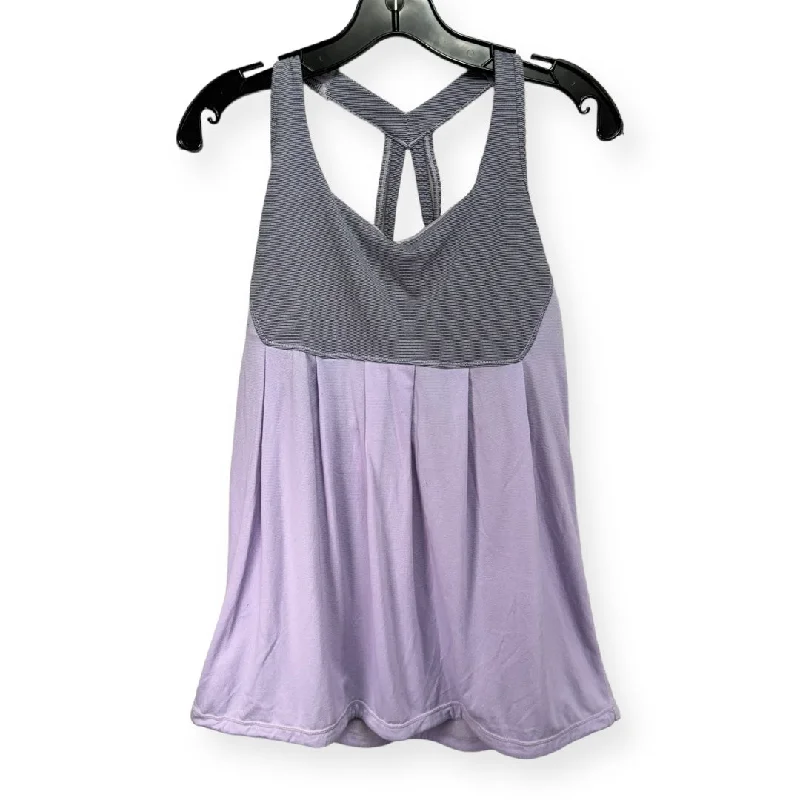 Cowl neck vest – Vest with a draped, loose-fitting neck for added stylePurple Athletic Tank Top Lululemon, Size 10