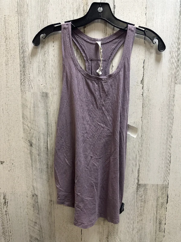 Button-up vest – Vest with buttons or a buttoned front closurePurple Athletic Tank Top Lululemon, Size 4