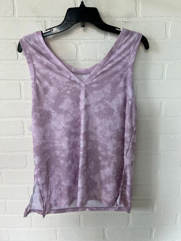 Cowl neck vest – Vest with a draped, loose-fitting neck for added stylePurple Athletic Tank Top Old Navy, Size M