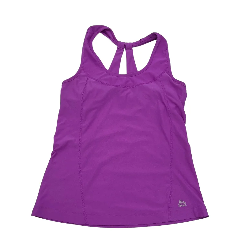 Cowl neck vest – Vest with a draped, loose-fitting neck for added stylePURPLE RBX ATHLETIC TANK TOP, Size M